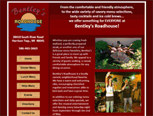 Tablet Screenshot of bentleysroadhouse.net